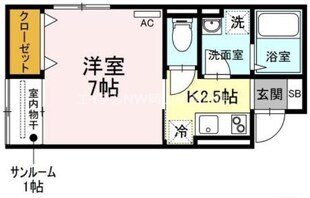 Sunrise岡山駅前の物件間取画像